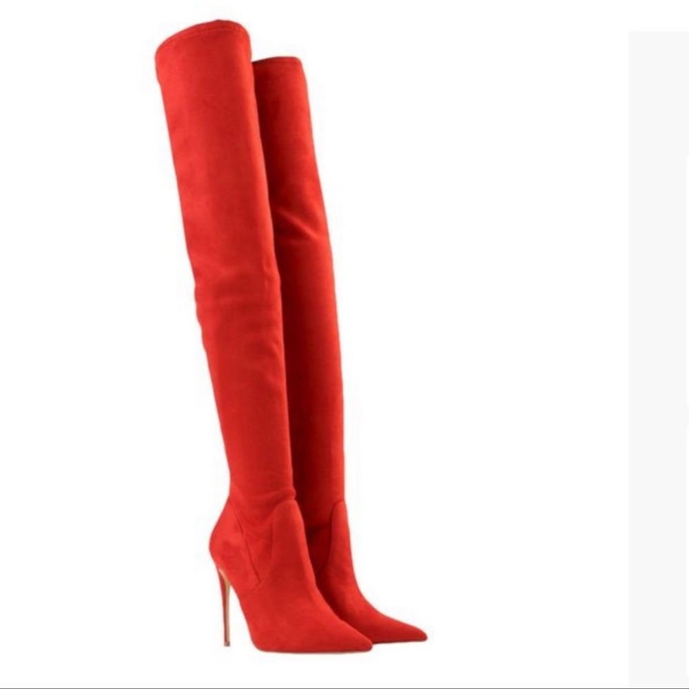Steve Madden Dominique over the knee suede boots